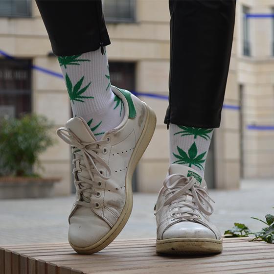 Chaussettes Chanvre Blanches