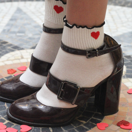 Chaussette Parisienne - Chaussette Cœur