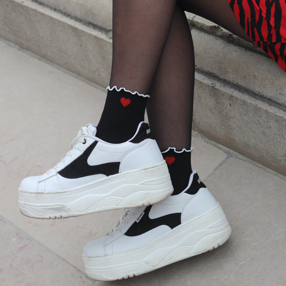 Chaussette Parisienne - Chaussette Cœur