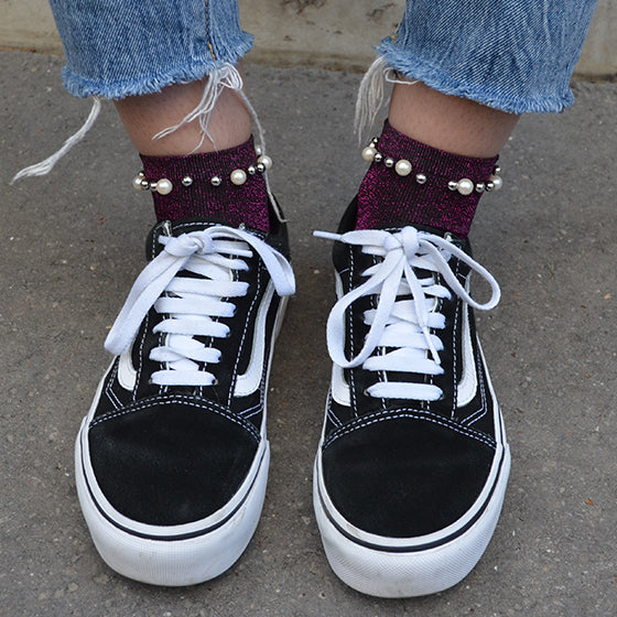 Chaussette Parisienne - Chaussette Paillettes