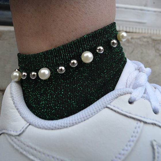 Chaussette Parisienne - Chaussette Paillettes